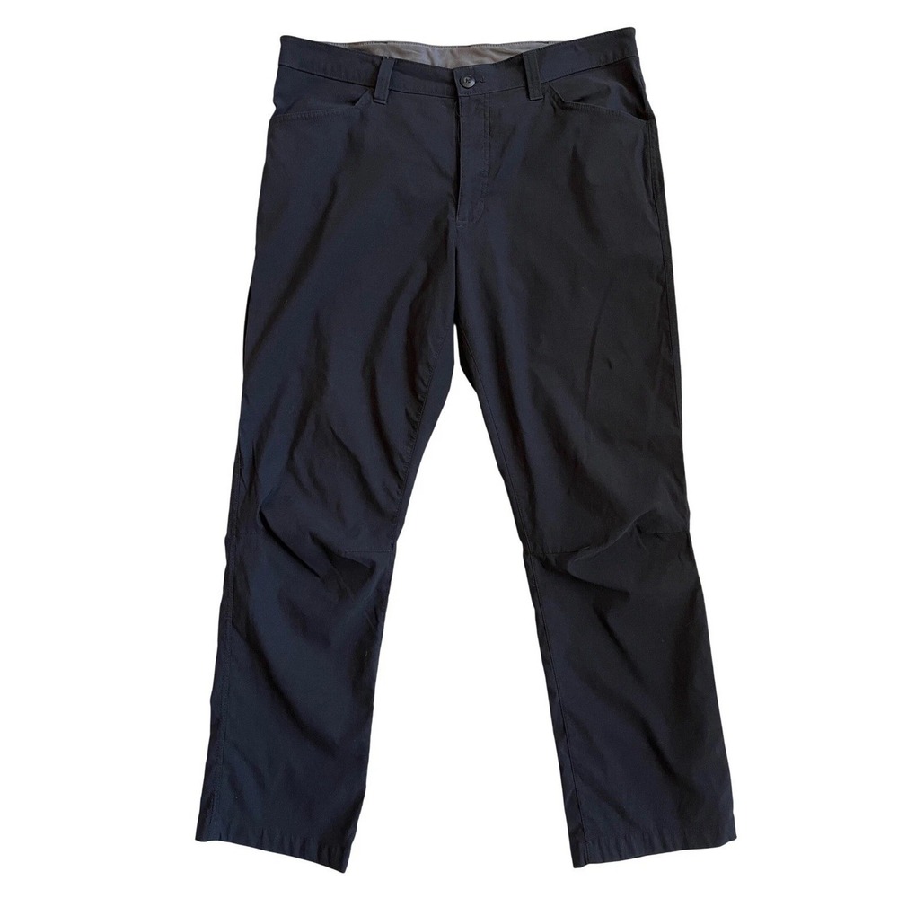 Eddie Bauer Mens Tech Pants Black 36x30 Hiking Outdoor‎ Performance Trousers
